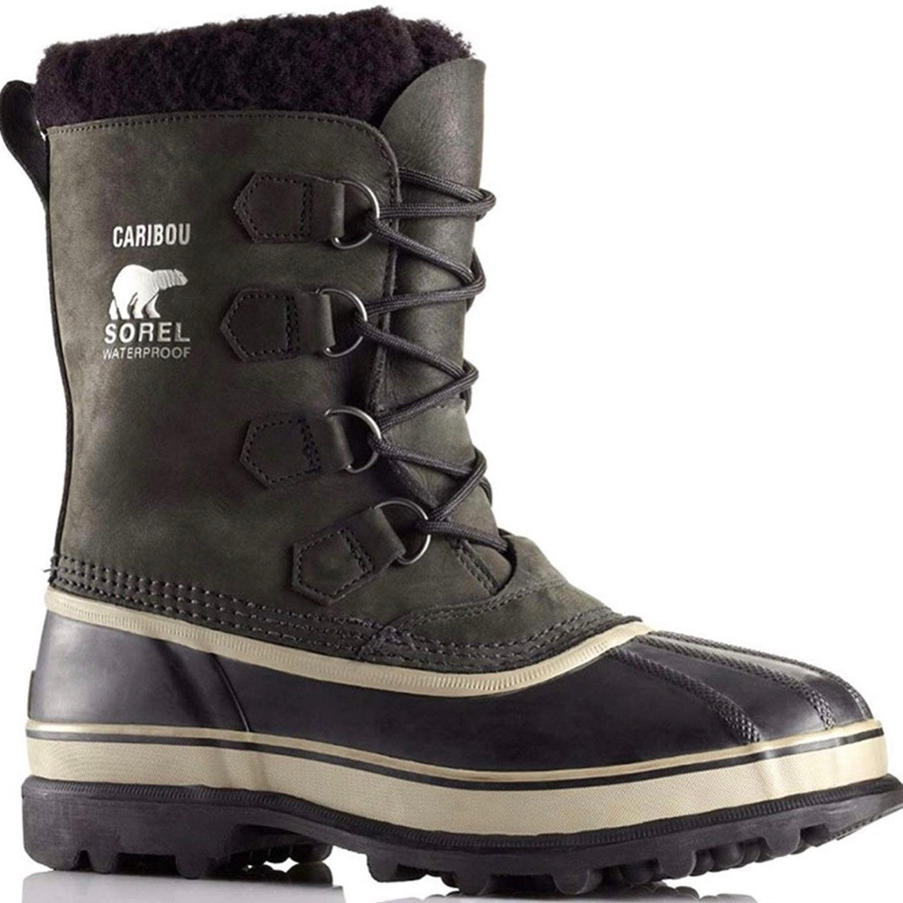 Sorel Men’s Caribou Waterproof Black Tusk Boots
